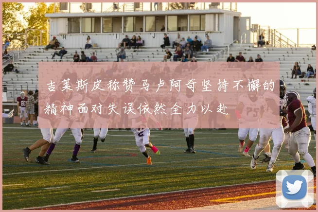 吉莱斯皮称赞马卢阿奇坚持不懈的精神面对失误依然全力以赴